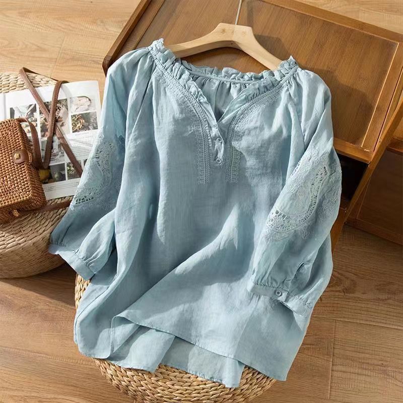 ASTR - Linen Blouse